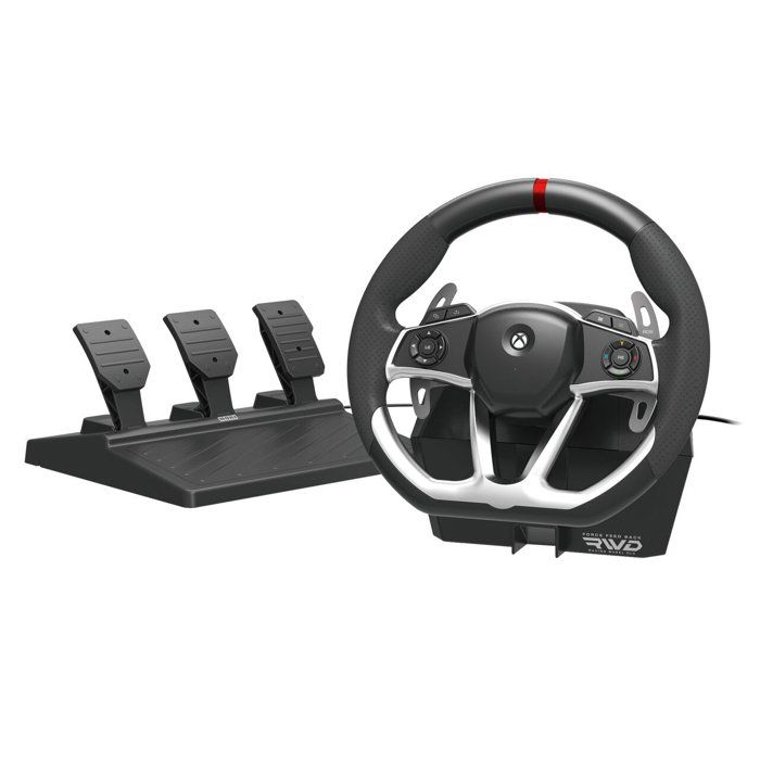 Volant de course - HORI - Xbox - Force Feedback Racing Wheel DLX avec pédales pour Xbox Series X/S - Noir