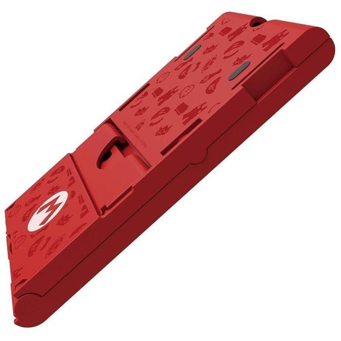 Support console - Nintendo Switch - Super Mario - Hori - Socle ajustable angle jeu - Mario Design