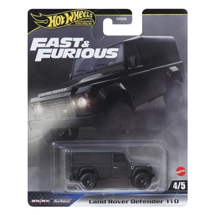 Voiture - Hot Wheels - Fast & Furious - Métal premium - Échelle 1/64 - Multicolore