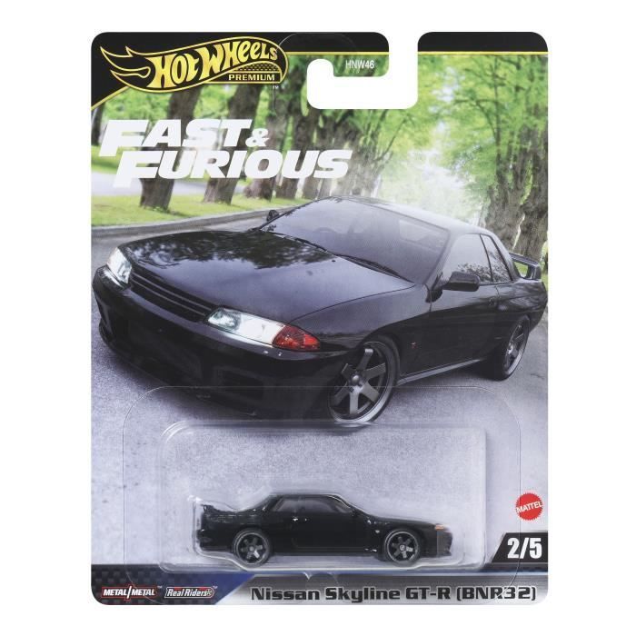 Voiture - Hot Wheels - Fast & Furious - Métal premium - Échelle 1/64 - Multicolore