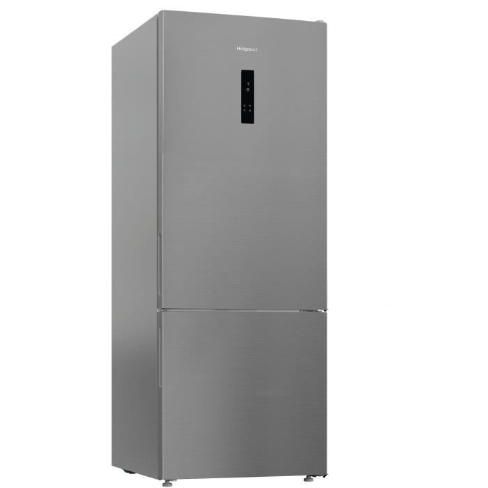 Réfrigérateur combiné - HOTPOINT - HPAK26472XP4E - Classe E - 475 L - 70 x 74,5 x 187 cm - Inox