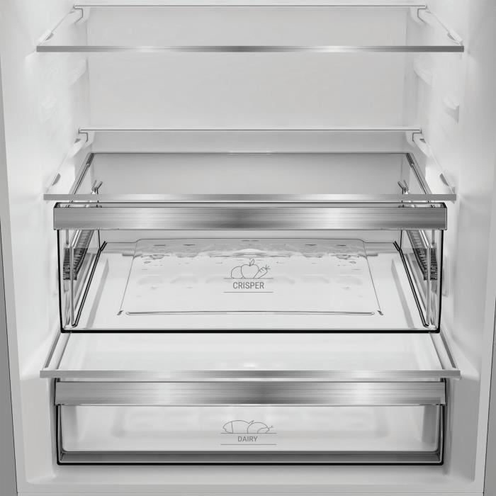 Réfrigérateur combiné - HOTPOINT - HPAK26472XP4E - Classe E - 475 L - 70 x 74,5 x 187 cm - Inox