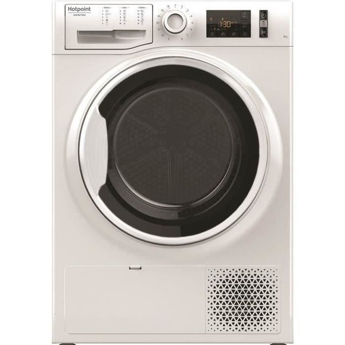 Seche-linge pompe a chaleur HOTPOINT NTM1191WKEU - 9 kg - L60cm - Blanc