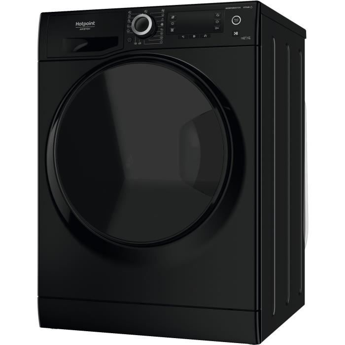 Lave-linge séchant HOTPOINT NDD11725BDAEU - 11 / 7 kg - Induction - L60cm - 1600 trs/min - Noir