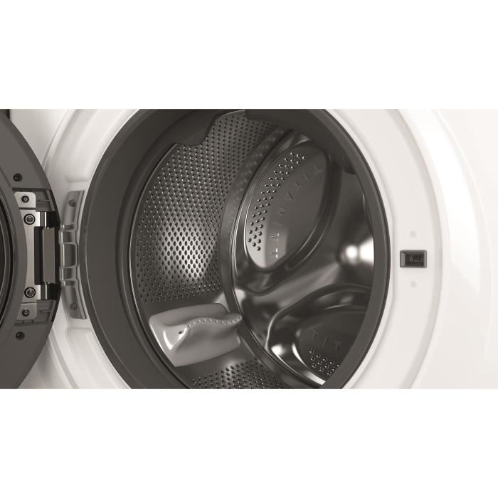 Lave-linge séchant HOTPOINT NDB8635KFR - 8 / 6 kg - Induction - L60cm - 1400 trs/min - Blanc