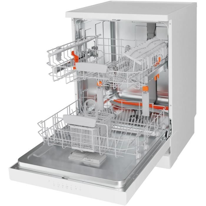 Lave-vaisselle pose libre HOTPOINT H4FD641A - 14 couverts - L60cm - 41 dB - Classe C - Blanc