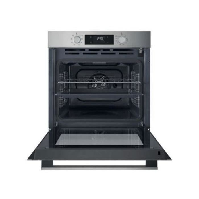 Four encastrable - Pyrolyse hydrolyse - Chaleur tournante - HOTPOINT - HAO5540PX - Inox - 71 L - A++