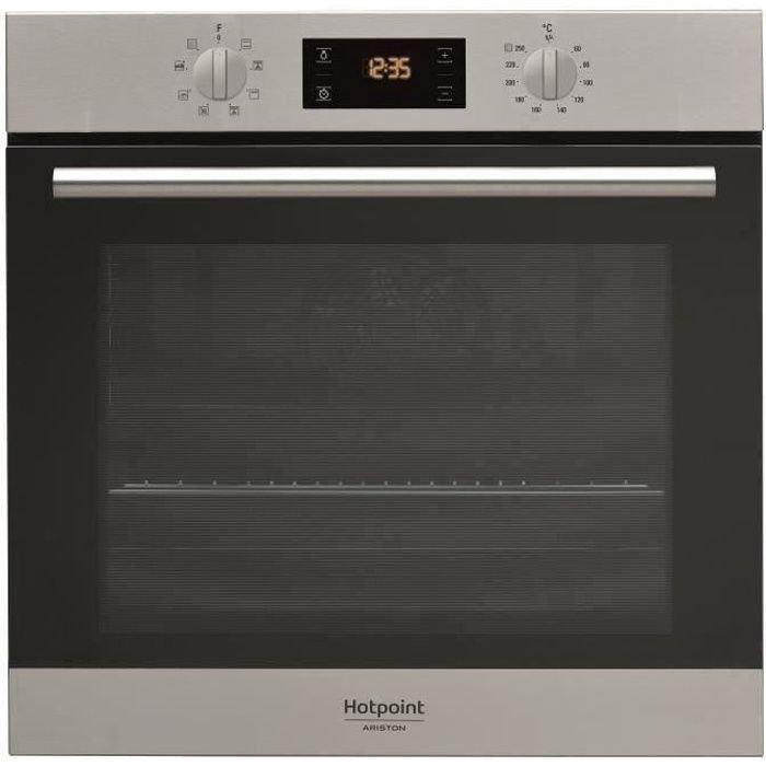 Four Èlectrique encastrable Pyrolyse Chaleur tournante HOTPOINT FA2 540 P IX HA - 66L - Inox - Multifonction