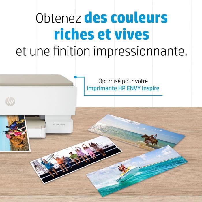 Papier photo glacé HP Avancée - 250 g/m2 - 4 x 12 pouces - 10 feuilles
