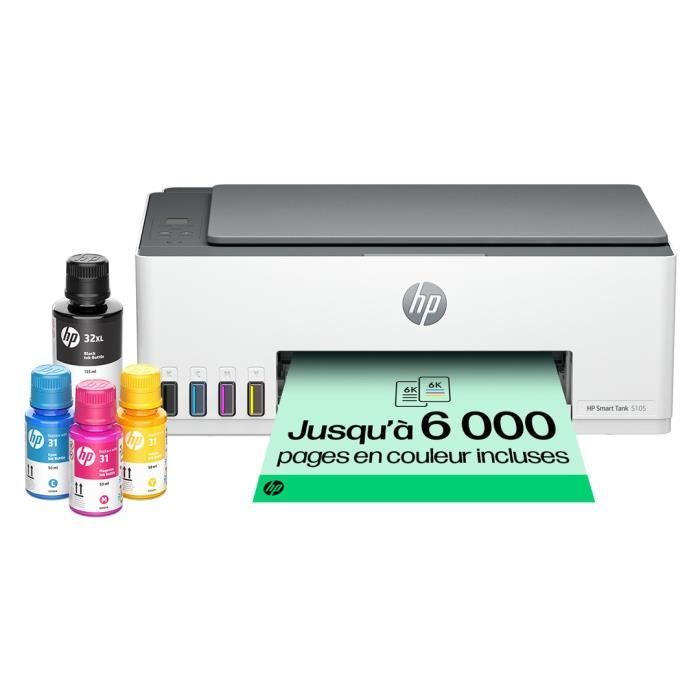 Imprimante tout-en-un HP Smart Tank 5105 couleur a rÈservoir d'encre