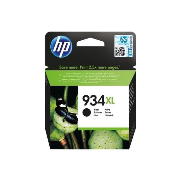 HP 934XL Cartouche d'encre noire grande capacitÈ authentique (C2P23AE) pour HP OfficeJet 6230/6820/6830