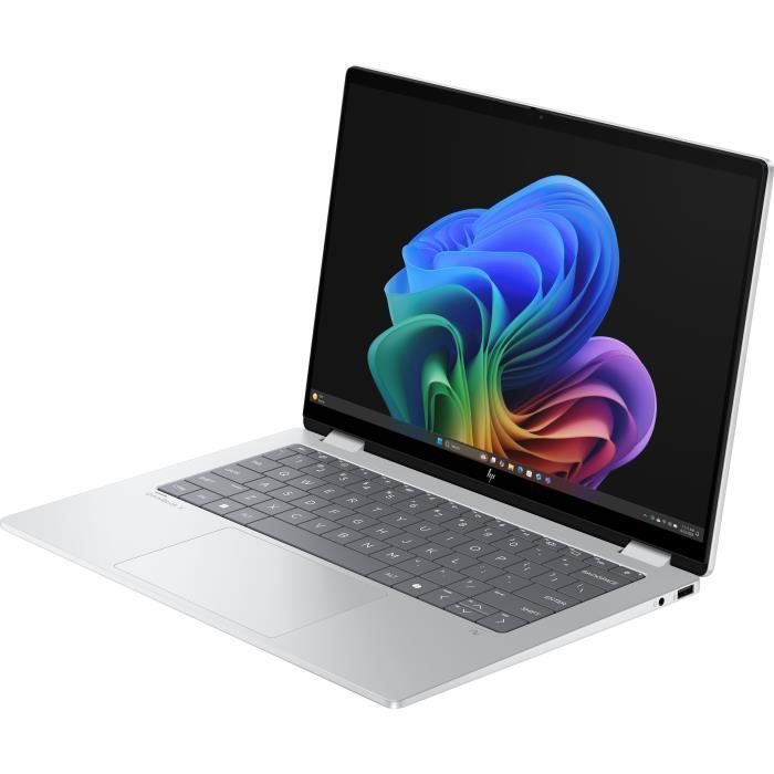 PC Portable HP OmniBook X Flip 2-en-1 14-fm0009nf - Windows 11 - 14 2K OLED - Core Ultra 5 226V - RAM 16Go - 512Go SSD - AZERTY