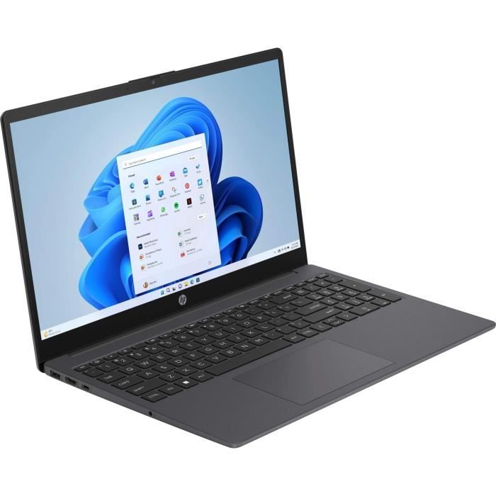 PC Portable HP 15-fd0064nf - Windows 11 - 15,6 FHD - Core i3-N305 - RAM 8Go - Stockage 256Go SSD - AZERTY