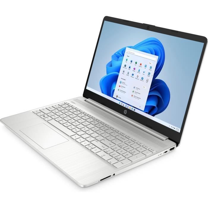 PC Portable HP 15s-fq5035nf - Windows 11 - 15,6 FHD - Core i5-1235U - RAM 16Go - Stockage 1To SSD - AZERTY