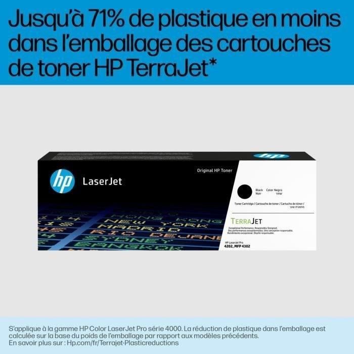 Cartouche de Toner HP 220X Noir grande capacitÈ Authentique (W2200X) pour HP LaserJet Pro 4202 / 4302