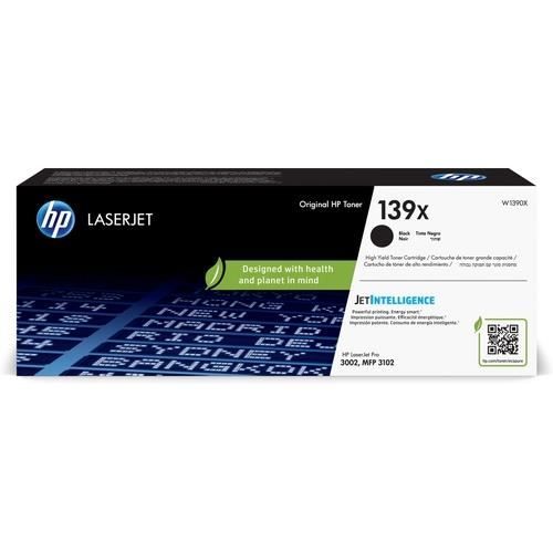 HP 139X Cartouche de Toner noir authentique (W1390X) grande capacitÈ pour HP LaserJet Pro 3001/3002/3003/3004/3101/3102/3103/3104