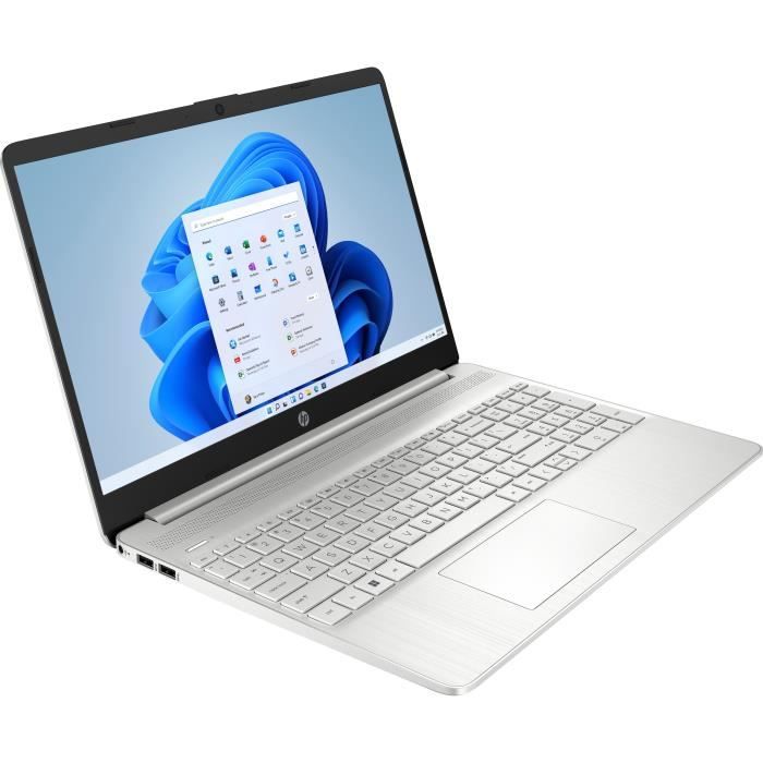 PC Portable HP 15s-eq2110nf - 15,6 FHD - Windows 11 - Ryzen 5 5500U - RAM 16Go - Stockage 512Go SSD - AZERTY