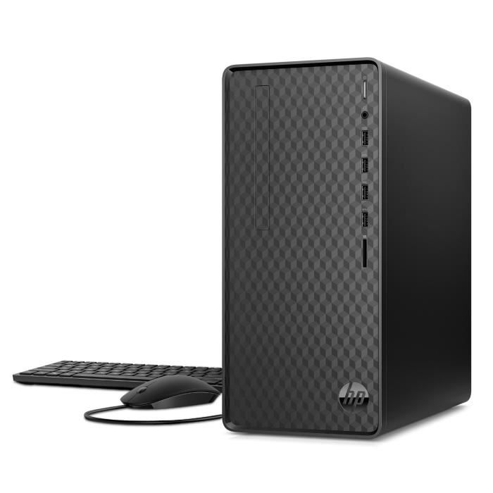 PC de Bureau HP M01-F2245nf - Windows 11 - Core i3-12100 - RAM 8Go - Stockage 256Go SSD - Clavier et souris filaires