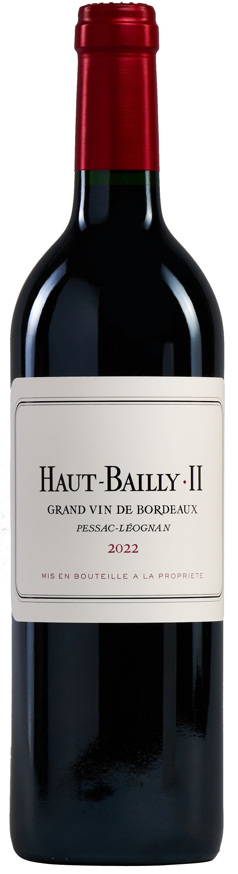 Haut Bailly II 2022 Pessac-Léognan - Vin rouge de Bordeaux