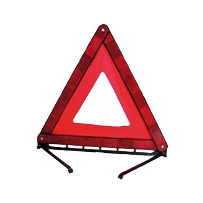 Pack sécurité HTC EQUIPEMENTS- 1 triangle de signalisation 550grs + 2 gilets de sécurité jaune taille XL 2 bandes réfléchissantes