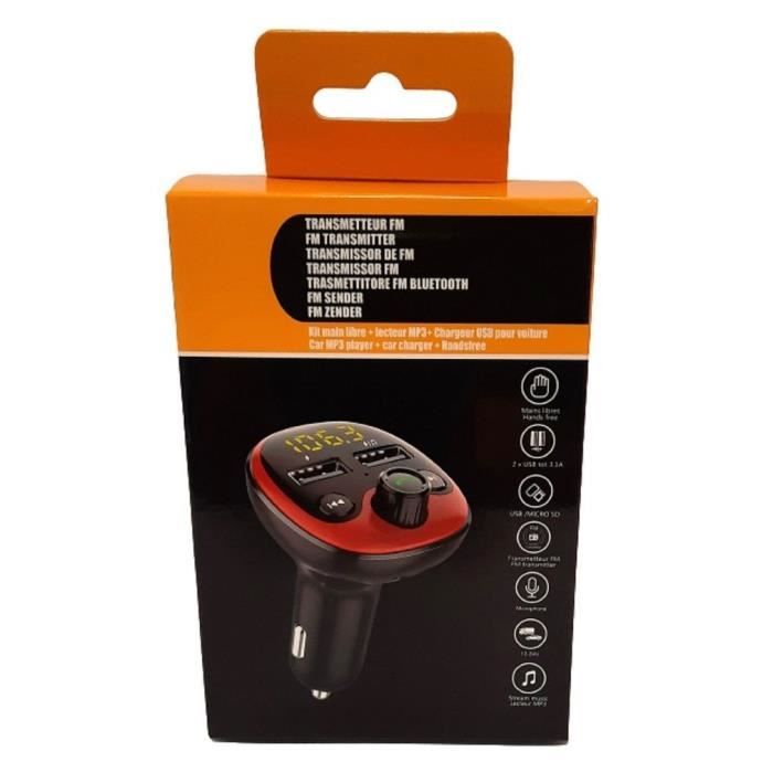 Pack sécurité jeunes conducteurs HTC EQUIPEMENTS-1 gilet de sécurité + 1 triangle + 1 transmetteur FM + 1 disque électrostatique A