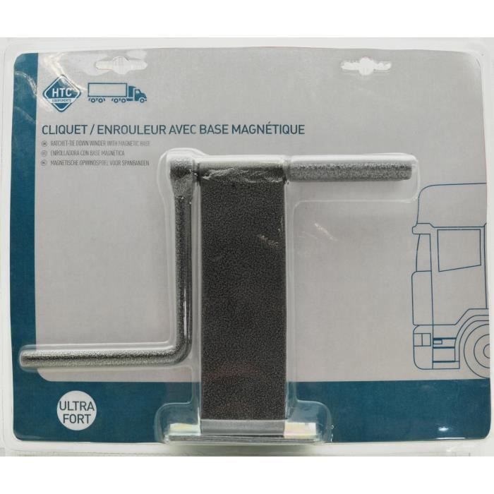 HTC Enrouleur de Sangle avec Base MagnÈtique