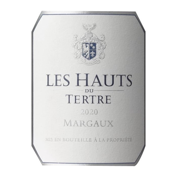 Les Hauts du Tertre 2020 Margaux - Vin rouge de Bordeaux