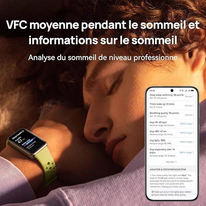 Bracelet connectée - HUAWEI - BAND 10 - Noir