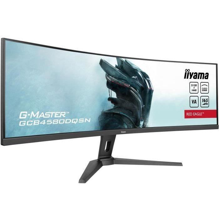Ecran incurvé 45" Iiyama G-Master Red Eagle GCB4580DQSN-B1 Dual Quad HD (Noir) 165Hz