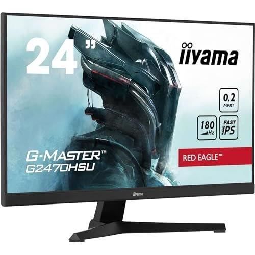 Ecran PC Gamer - IIYAMA - 24 - FHD - 180Hz - Dalle Fast IPS - 0,2ms - G2470HSU-B6