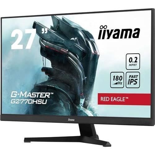 Ecran PC Gamer Incurvé - IIYAMA - 27 - FHD - 100Hz - Dalle IPS - 0,8ms - G2770HSU-B6