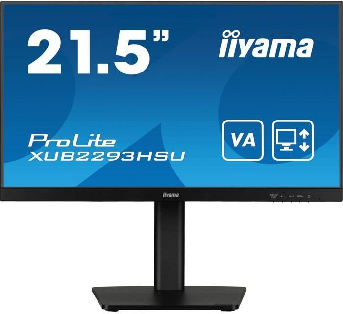 Ecran PC - IIYAMA - 21,5 - 100Hz - Dalle IPS - 1ms - Pied réglable en hauteur + Pivot - Prolite XUB2293HSU-B7