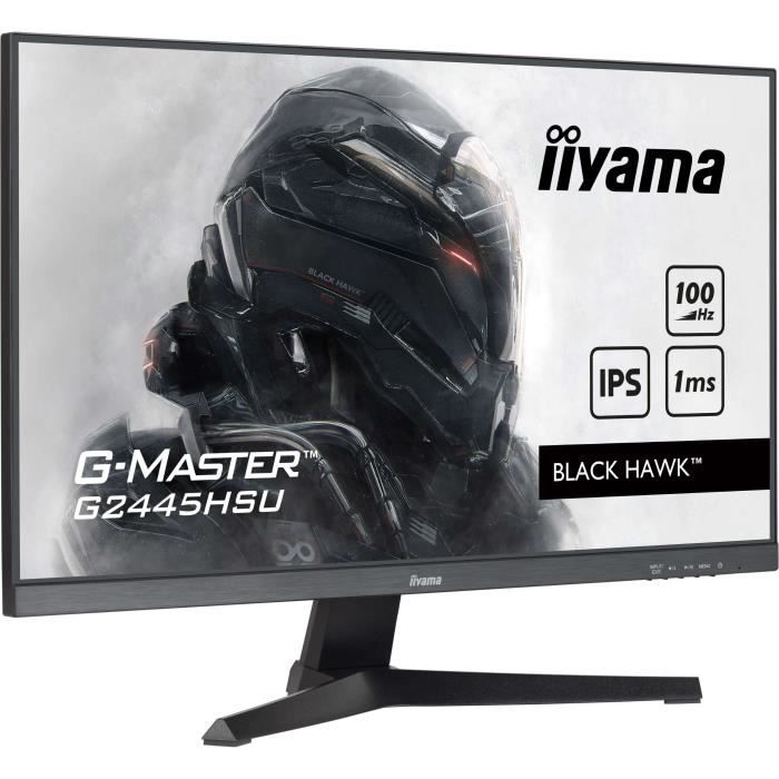 Ecran PC Gamer - IIYAMA - 24 - FHD - 100Hz - Dalle IPS - 1ms - G2445HSU-B2
