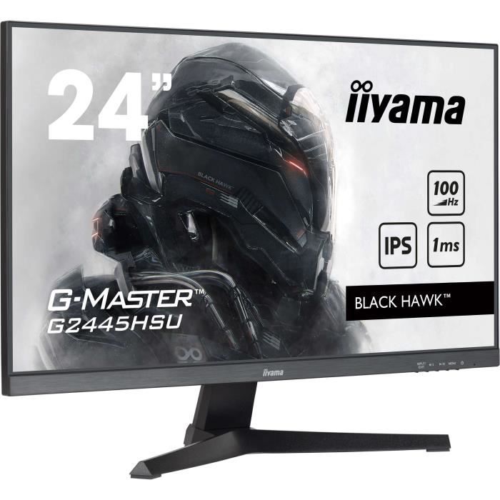 Ecran PC Gamer - IIYAMA - 24 - FHD - 100Hz - Dalle IPS - 1ms - G2445HSU-B2