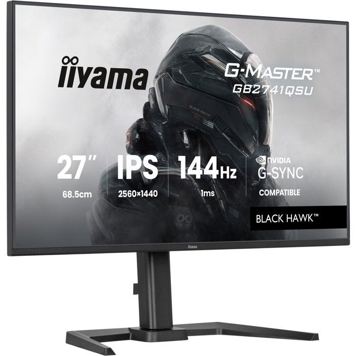Ecran 27" Iiyama G-Master Black Hawk GB2741QSU-B1 Quad HD 144Hz (Noir)