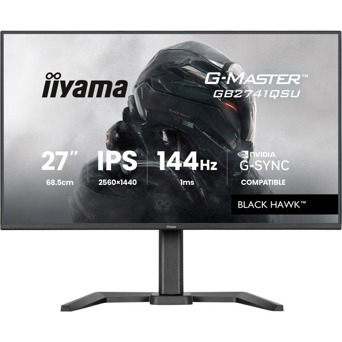 Ecran 27" Iiyama G-Master Black Hawk GB2741QSU-B1 Quad HD 144Hz (Noir)