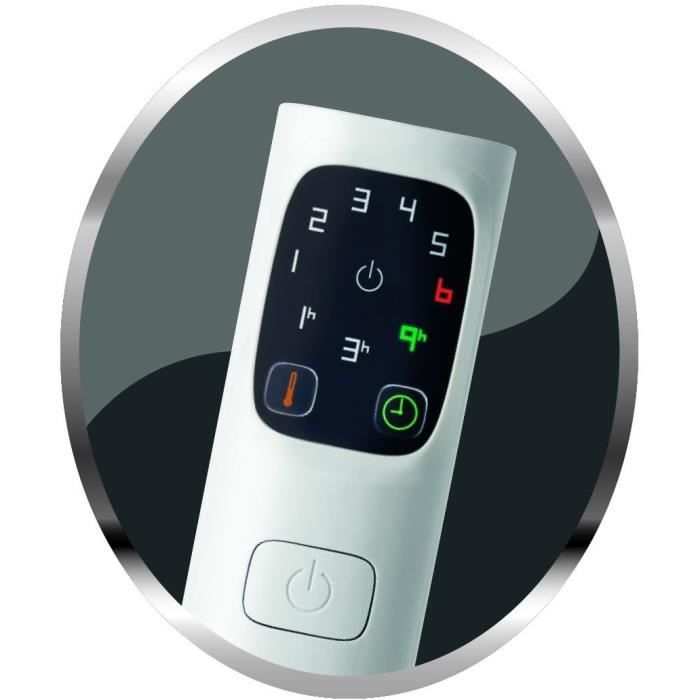 Couverture Chauffante - Imetec - Plaid chauffant 150x110 cm - 6 TempÈratures - Tissu Toucher Velours et Sherpa - Lavable en Machine