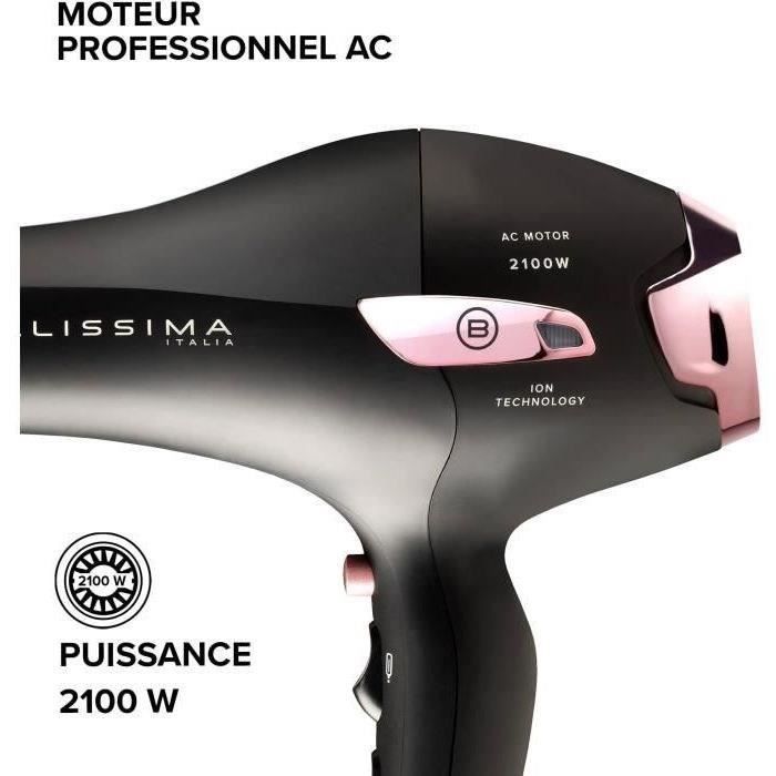 Seche Cheveux - Bellissima - Professionnel Ionique LÈger P7 3000 - Concentrateur + Diffuseur - 3 TempÈratures SÈchage Rapide - 2100W