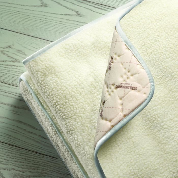 Surmatelas Chauffant - Imetec - 2 Places 100% Laine et MÈrinos, 150 x 160 cm - Chauffage Rapide 6 TempÈratures TempÈrature