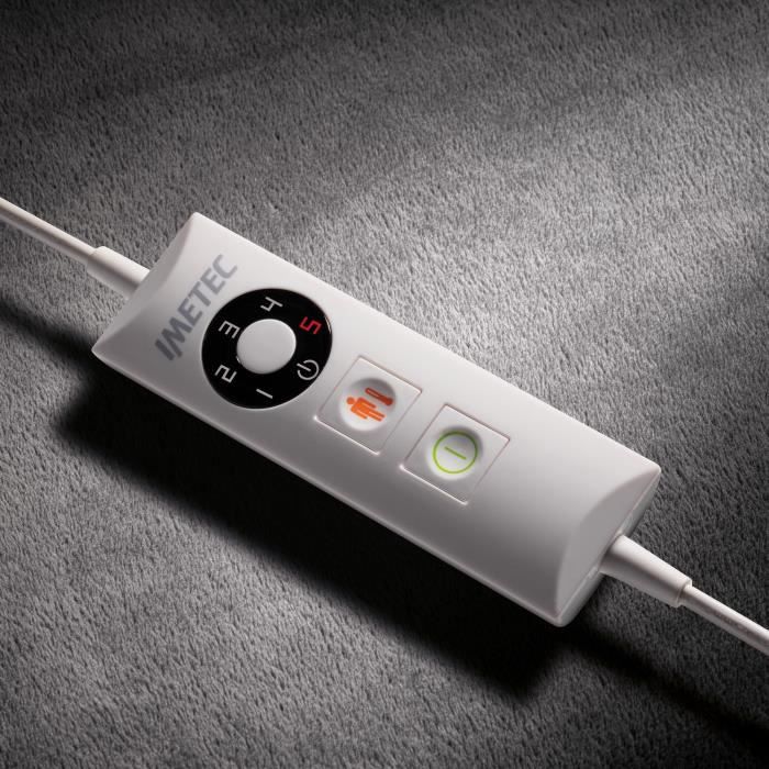 Coussin Chauffant - Imetec - Cervical - Tissu HypoallergÈnique - 5 TempÈratures - Lavable en Machine