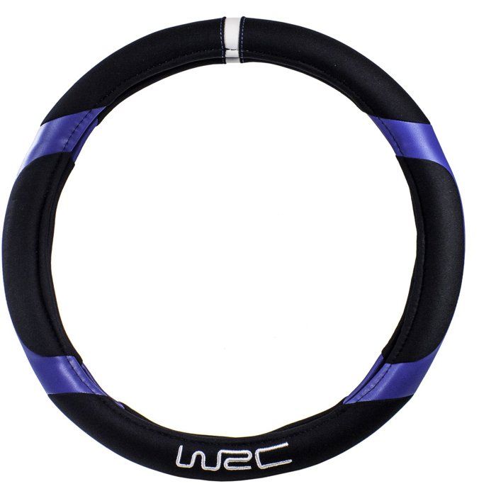 Couvre-volant Blue Race universel volant de 35 a 38cm- WRC - Installation facile - Protege de la chaleur l'été et du froid l'hiver.