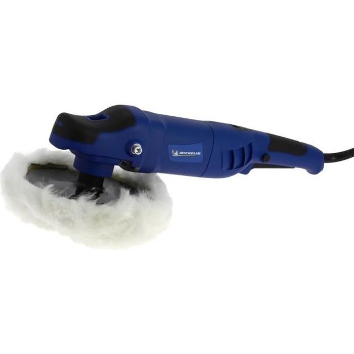 Polisheuse Pro 230V - 1100W - MICHELIN - Disque : 180 mm - Vitesse de rotation : 600-3000 t/min - démarrage progressif - Ecran LCD