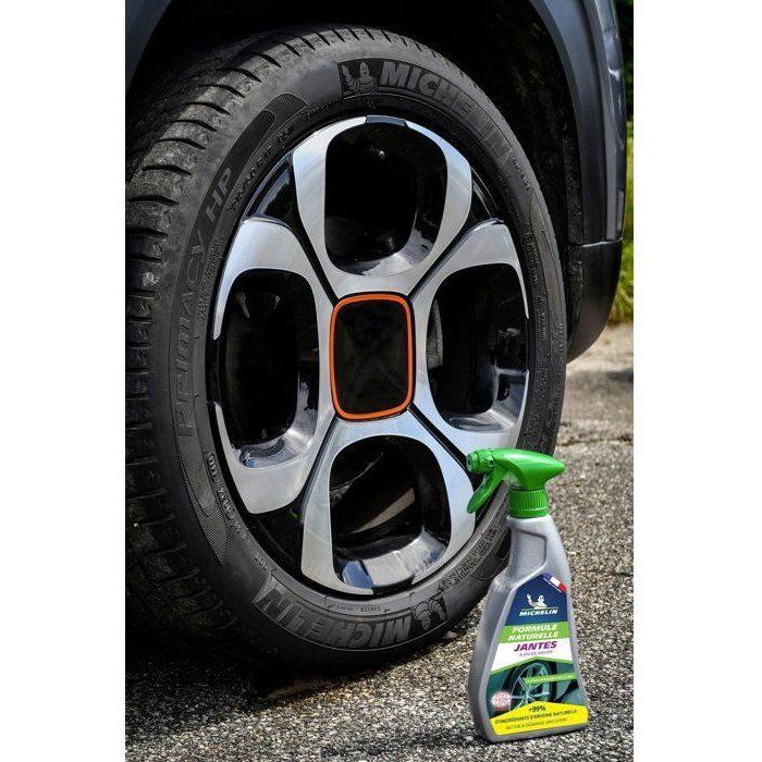 Nettoyant jantes pulvérisateur 500ml - MICHELIN - Formule Naturelle, tous types de jantes et enjoliveurs