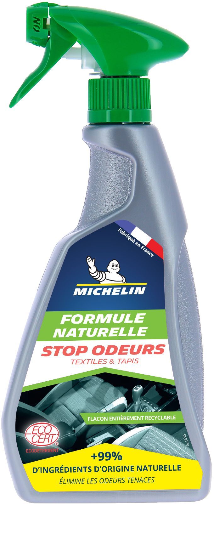 Stop-odeurs - MICHELIN - Formule Naturelle - Intérieur auto - 500ml