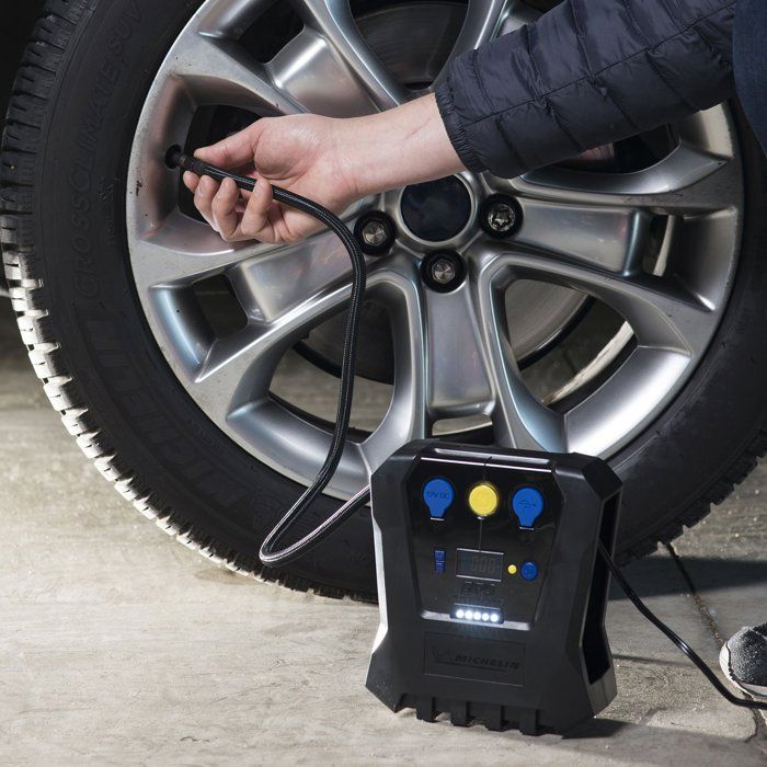 Compresseur programmable 12V de 0.05 bars a 7 bars - MICHELIN - Programmable - voiture, moto, vélo, ballons, matelas pneumatiques