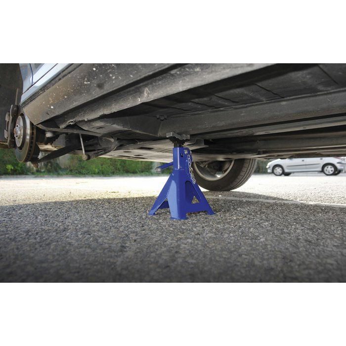 Chandelles a crémaillere Maxi 2 T hauteur 280 a 415mm - MICHELIN - Blocage facile et rapide avec levier + goupille de sécurité