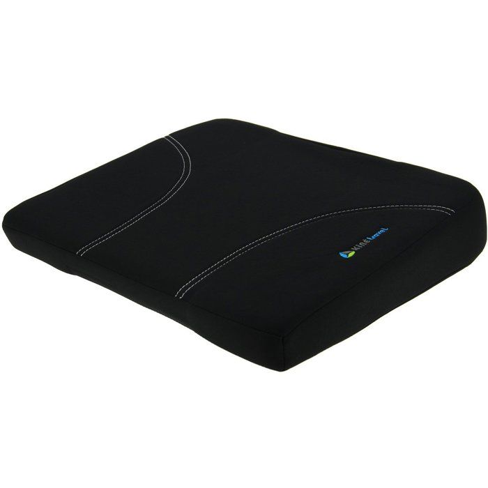 Coussin correcteur assise auto en mousse 38,5 x 32 x 7/4,5 cm - KINE TRAVEL - développés et testés avec un kiné