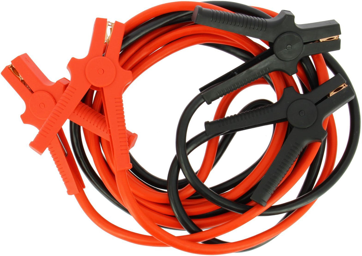 Lot de 2 câbles de démarrage - XLPT - 35 mm² - 4,50 m - Pinces isolées - Sacoche de rangement incluse