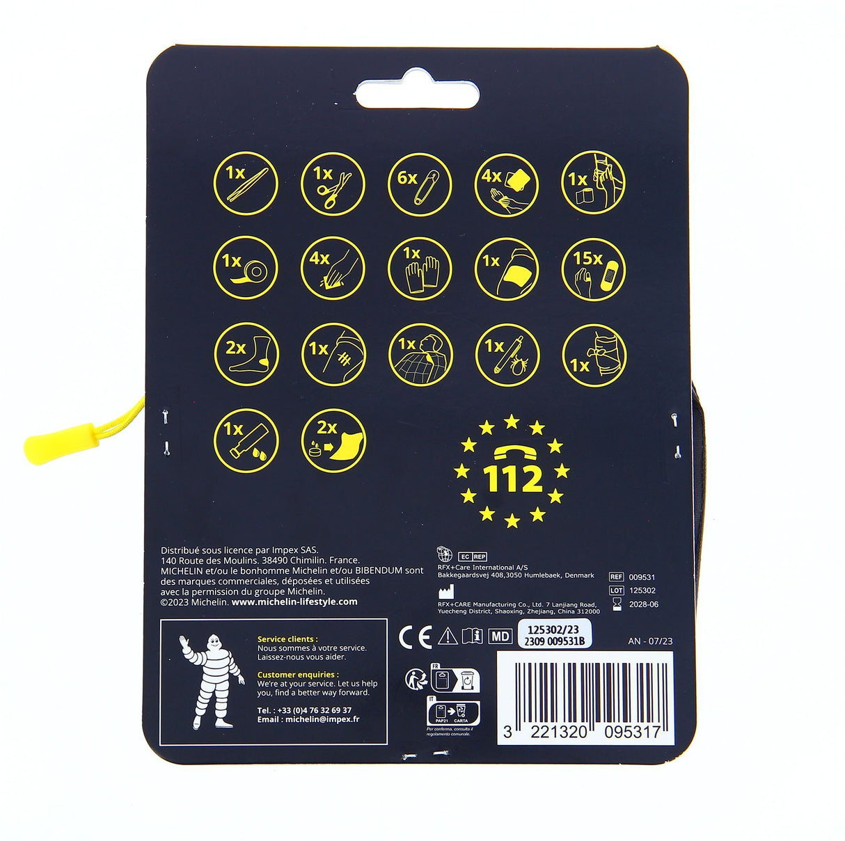 Trousse de premiers secours -MICHELIN - 44 pieces