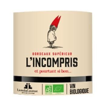 L'Incompris 2020 Bordeaux Supérieur - Vin rouge de Bordeaux - Bio